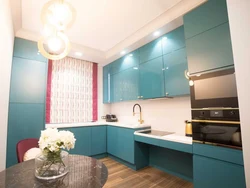 Photo of kitchens sea wave design