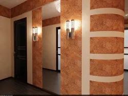 Materials for decorating hallway walls photo
