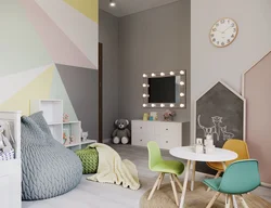 Children's bedroom interior color