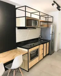 Metal kitchen furniture photo