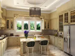Kitchen around the perimeter photo