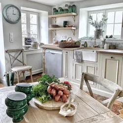 Aesthetic kitchen interior