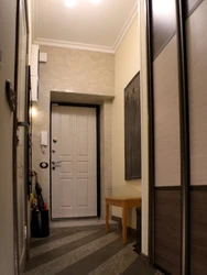 Hallway in a 2-room Khrushchev building, narrow corridor photo