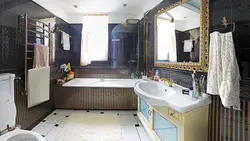 Сталинка ванна бөлмесінің интерьері