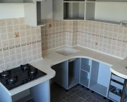 Kitchen with ledge corner photo