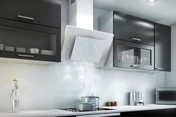 Photo of a kitchen with a 60 cm hood photo