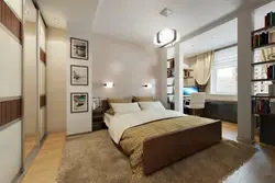 Bedroom interior 2 in one