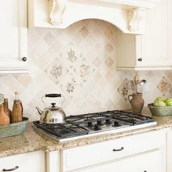 Photo style of tiles in the kitchen
