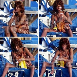 Photo of Whitney in the bath