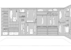 Dressing room design scheme