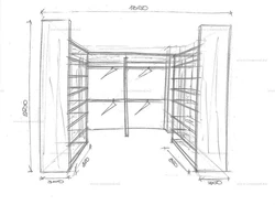 Dressing room design scheme