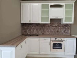 Kitchen photo wall countertop