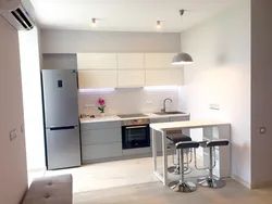 Small kitchens on one wall photo
