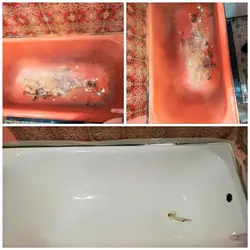 Acrylic bathroom coating photo