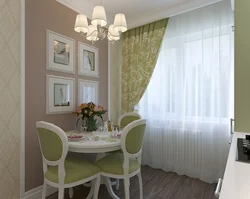 Round interior for a small kitchen