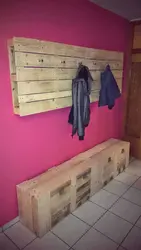 Поддондардан жасалған дәліз, жеке фотосуреттер
