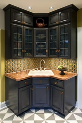Kitchen Design With Outside Corner
