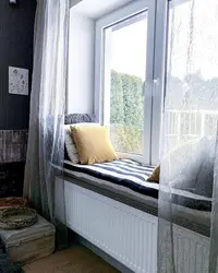 Подоконник в спальне фото