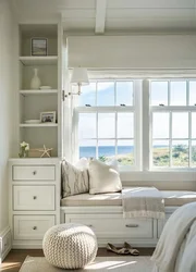 Window sill in the bedroom photo