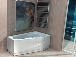 Жақтау және экран фотосуреті бар ванна