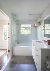 Bathtub with narrow window design