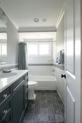 Bathtub with narrow window design