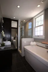 Bathtub with narrow window design