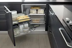 Угловая Кухня Наполнение Шкафов Фото