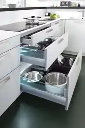 Бұрыштық ас үйге арналған шкафтардың фотосуреті