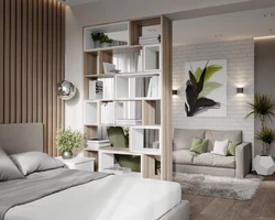 Separated bedroom design photo