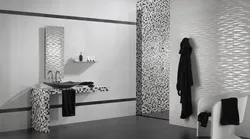 Bathroom tiles gloss photo