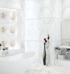 Bathroom tiles gloss photo
