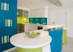 Көк жасыл асүй интерьері