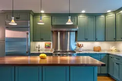 Blue Green Kitchen Interiors