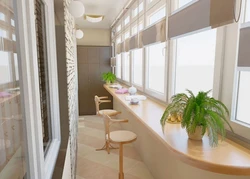 Loggia exit design