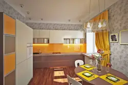 Design Kitchen Living Room Yellow