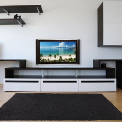 Nightstands зебо барои акс ҳуҷраи зиндагӣ