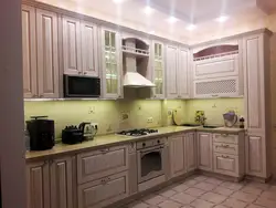 Kitchen interior color white oak