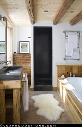 Chalet bathroom design