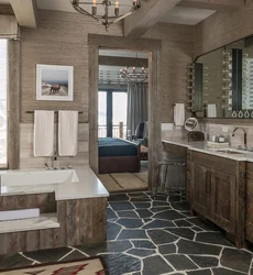 Chalet bathroom design