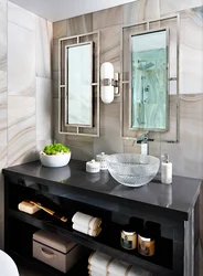 Bathroom design sink mirror