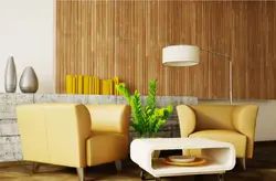 Living room interior bamboo photo