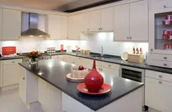 Kitchens with domed hood photo in the interior