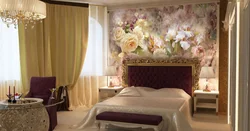Bedroom design photo murals