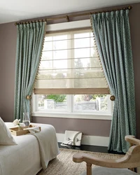 Design of blinds for bedroom windows photo