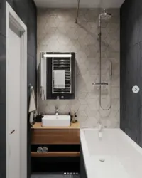 Small bathroom interior 2023