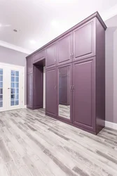 Pink Hallway Design Photo