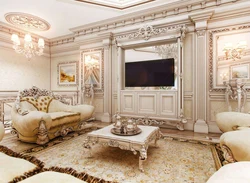Luxury living room interior