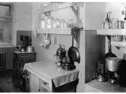 Soviet kitchen interior photo