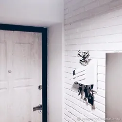 Housekeeper in the hallway interior